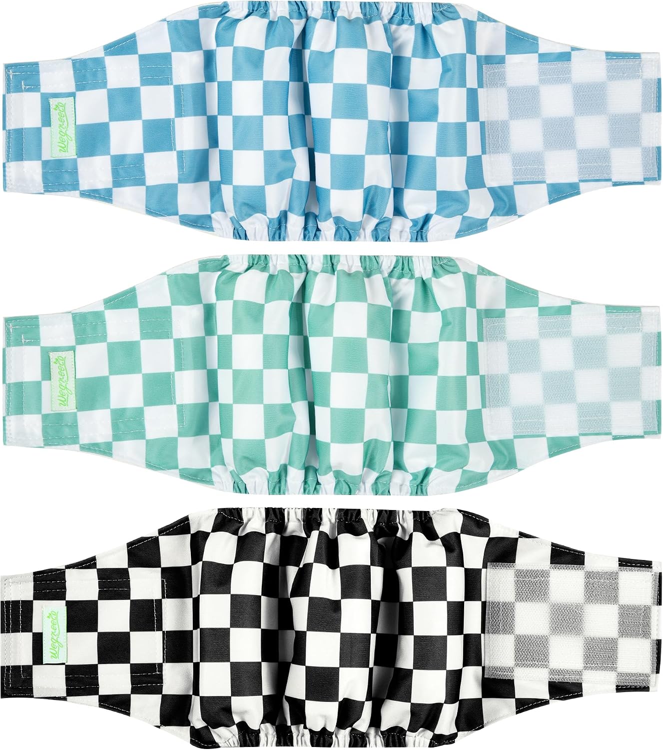 wegreeco Washable Male Dog Belly Band (Stylish Pattern) - Pack of 3 - Dog Diapers Male - Washable Male Dog Belly Wrap (Interstellar, Medium) - Image 12