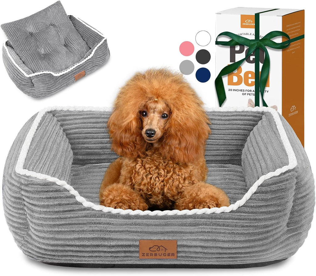 Zerbuger Orthopedic Dog Bed for Medium Dogs,Dog Sofa Beds Supportive Foam Pet Couch Bed with Removable Washable Mat and Nonskid Bottom (Medium, Pink) - Image 9