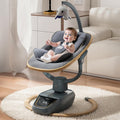 Trunellgea Trimigo electric baby swing front view in grey