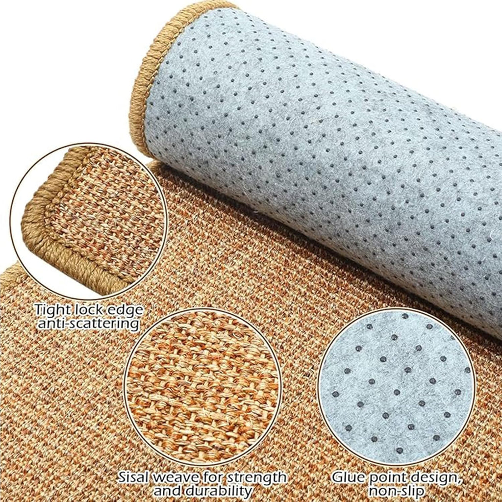 Oncpcare 16x12 inches durable sisal fiber rabbit scratch mat.