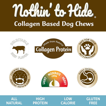 Fieldcrest Farms rawhide free dog chews pack of fifty pieces for small dogs