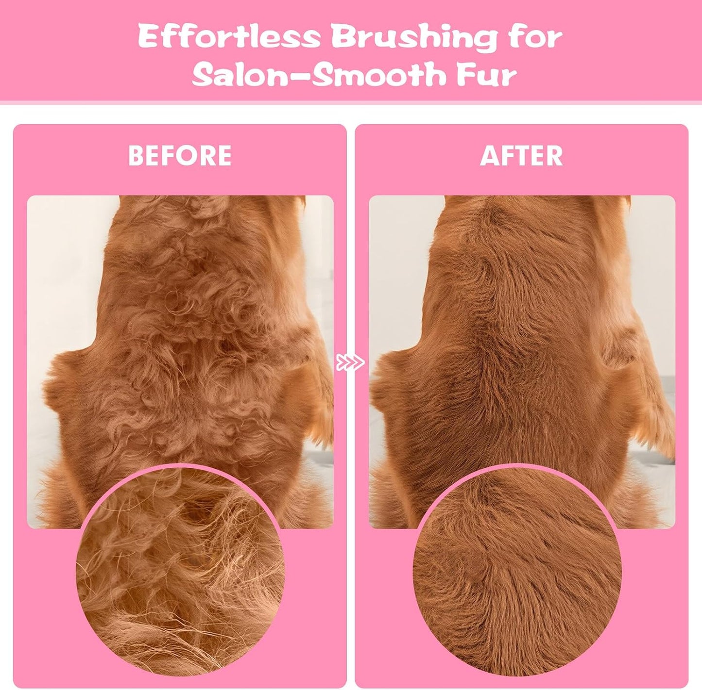 Ergonomic handle design on Kerros professional pet grooming tools