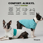 Side view of Fitwarm summer dog clothes for small breeds
