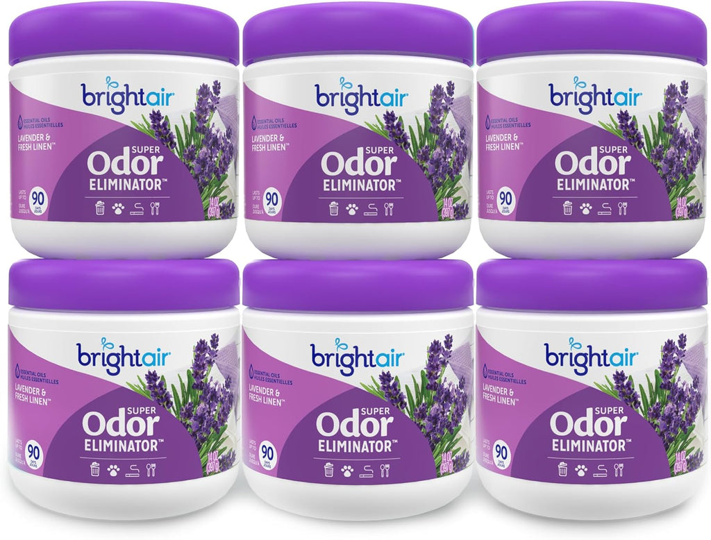 Bright Air 14 oz. Super Odor Eliminator, for Medium-Size Spaces, Cool Citrus Scent, Case of 6, Air Freshener, Natural Essential Oils, Lasts Up to 90 Days Each - Image 13
