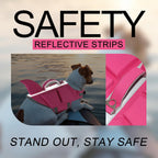 Dogcheer high buoyancy life jacket showcasing the extra foam insert panels