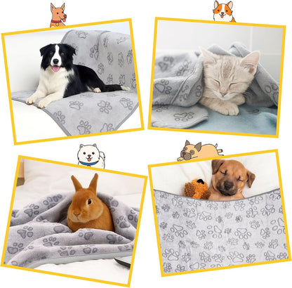 PEASUG lightweight puppy blanket folded neatly for travel comfort