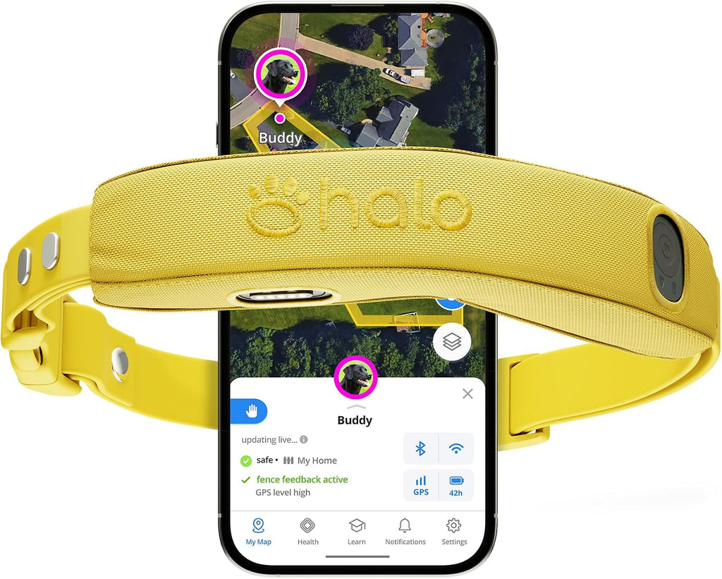 Halo Collar 5 Wireless Dog Fence & GPS Dog Collar, Keep Your Dog Safely Contained Outdoors with App-Controlled Boundaries and Real-Time Tracking, One Size, Orchid - Image 13
