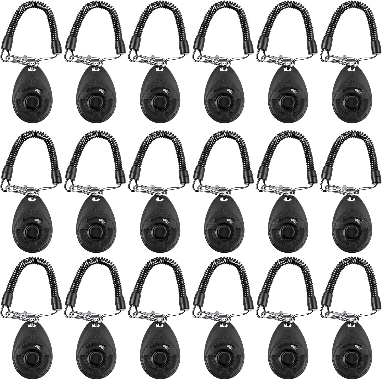 Frienda 18 Pieces Dog Training Clicker, Pet Behavioral Training Clickers with Wrist Strap for Dogs Cats Puppy Birds Horses(Multicolor) - Image 9