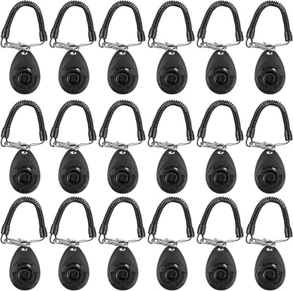 Frienda 18 Pieces Dog Training Clicker, Pet Behavioral Training Clickers with Wrist Strap for Dogs Cats Puppy Birds Horses(Multicolor) - Image 9