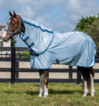 Side profile of Horseware Amigo Bug Rug Plus showing neck cover coverage.