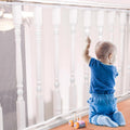 tupi Banister Guard for Baby and Pets - 300cm Extra Long Balcony Netting, Heavy Duty Stair Railing Cover, Child Safety Mesh for Kids and Toddlers, No Drill Barrier with 41 Zip Ties - Image 1