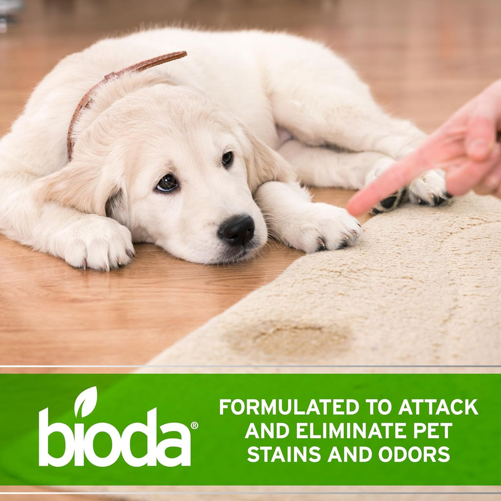 Bioda enzyme cleaner for dog and cat urine removal