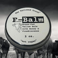 The Tallowed Truth F-Balm 2 Ounce jar front view with cow illustration.