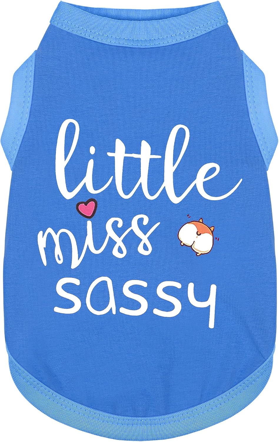 Paiaite Dog Clothes Fashionable Sleeveless Pet Vest: 'Little Miss Sassy' Printed Cotton Dog Shirt, Ideal for Small, Medium, and Large Breeds, Ensuring Comfort and Breathability Rose Red M - Image 14