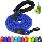 Joytale Dog Leash for Large Dogs, Heavy Duty Nylon Leashes with Comfortable Padded Handle and Highly Reflective Threads, Ideal for Walking and Training, Black, 6'x1/2'' - Image 10