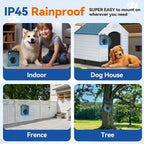USB charging port feature for dog bark deterrent