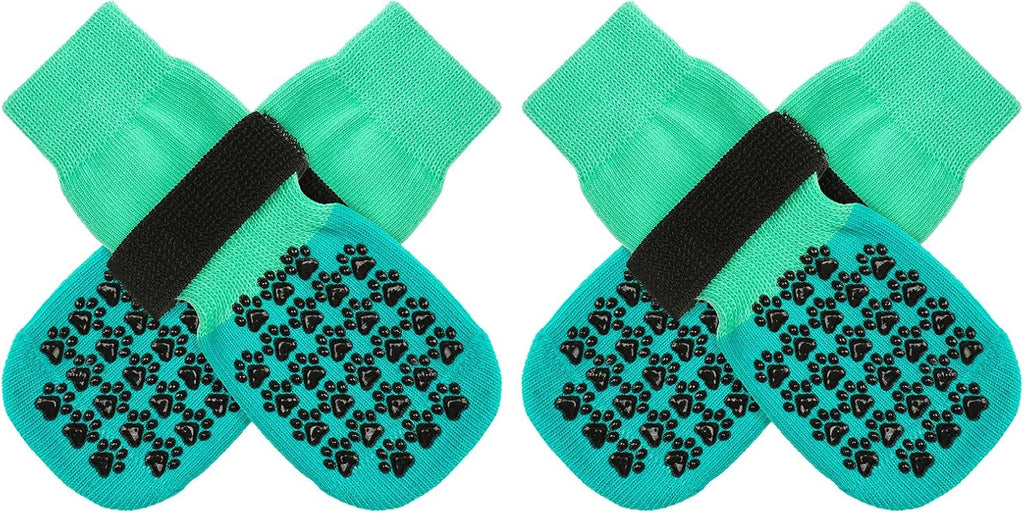SCENEREAL Dog Socks to Prevent Licking Paws for Hot/Cold Pavement Anti Slip, Dog Shoes for Hardwood Floors, Dog Boots & Paw Protectors with Grippers for Small Medium Large Senior Dogs - Image 13