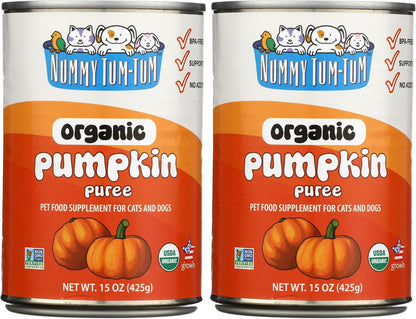 Nummy Tum Tum Organic Pumpkin For Dogs & Cats, 15 Ounce (Pack of 12) - Image 10