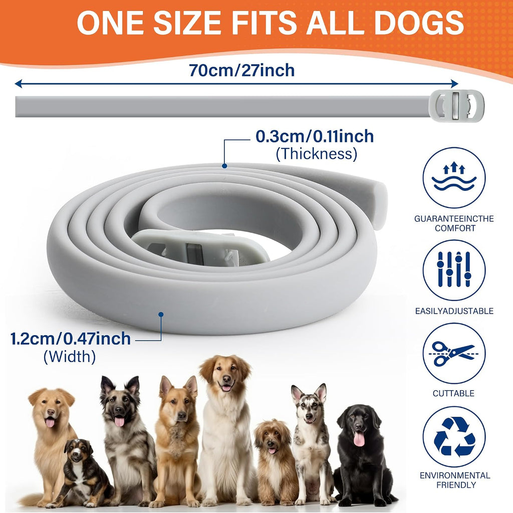 Vicsom 4 pack flea and tick collar sizing guide