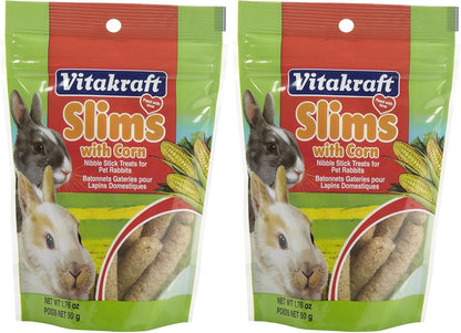 Vitakraft Slims Carrot Small Animal Treats - Light, Healthy Food Bites - Crispy Carrot Treats for Rabbits, Guinea Pigs, Hamsters & Chinchillas (10oz) - Image 14