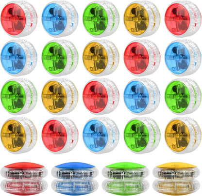 KatchOn, Multicolor, Light Up Yoyos - Pack of 24 | LED Yoyo Bulk, Carnival Prizes, Birthday Party Favors | Yoyo for Kids 8-12, Classroom Prizes, Easter Basket Stuffers, Pinata Stuffers, Bulk Toys - Image 1
