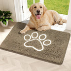 Bcoimo Super Absorbent Cat Door Mat, 24"*17" Anti Slip Mat for Muddy Paws, Pet Rugs for Dirty Paws Washable that Absorbs Moisture and Dirt, for Cat Cage and Pet Resting Carpet - Image 13