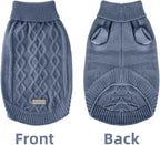 MengMengDa stretchable two legged winter puppy jacket back view on mannequin
