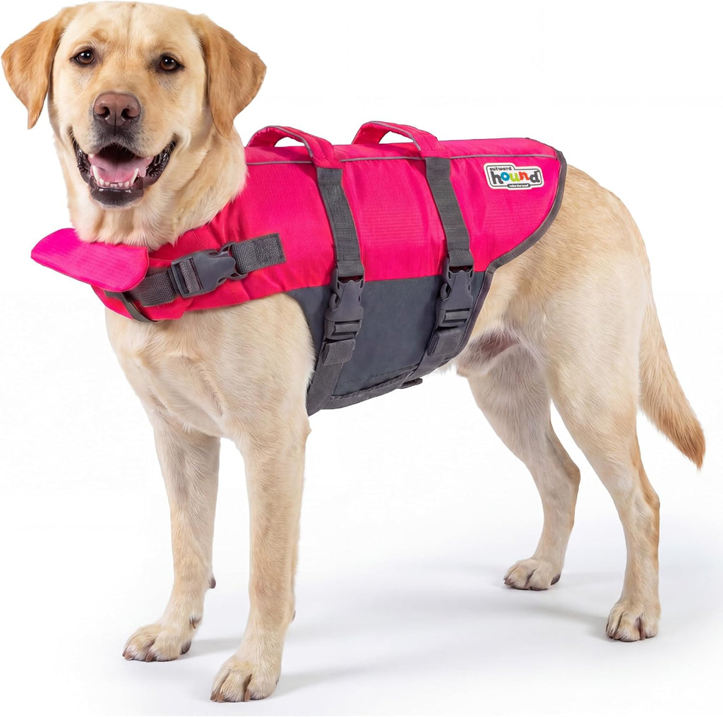 Outward Hound Granby Splash Orange Dog Life Jacket, Large - Image 11
