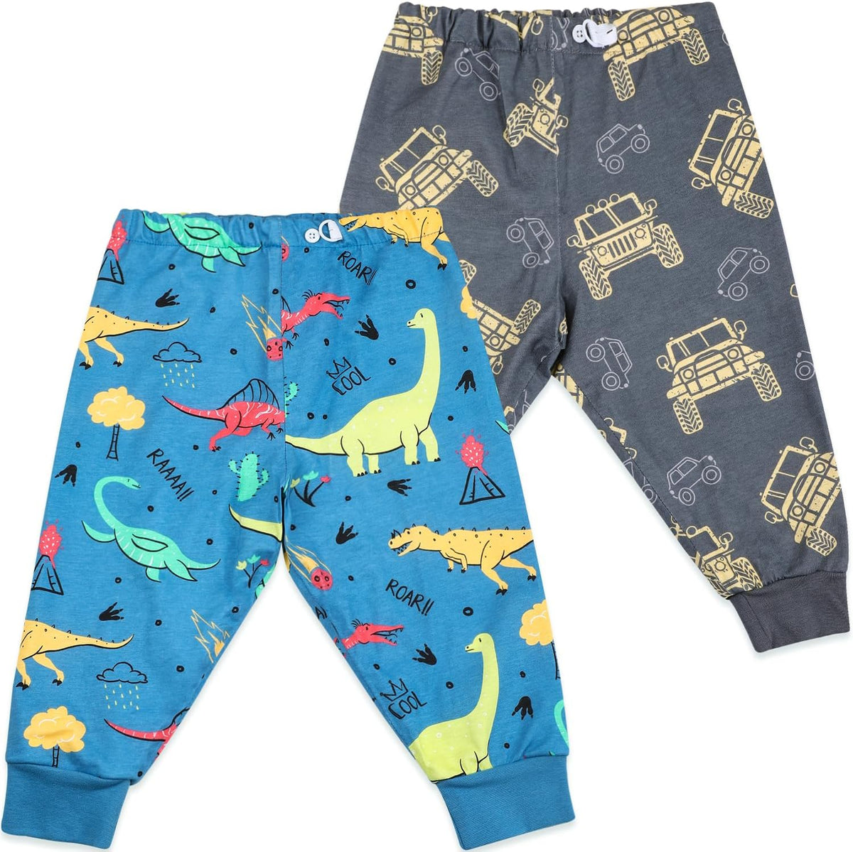 MooMoo Baby waterproof diaper pants front view for toddler boys potty training.