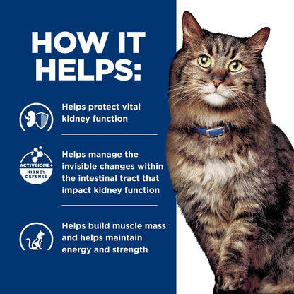 Hill's Prescription Diet k/d Early Support Kidney Care Dry Cat Food, Chicken, 4 lb. Bag - Image 9