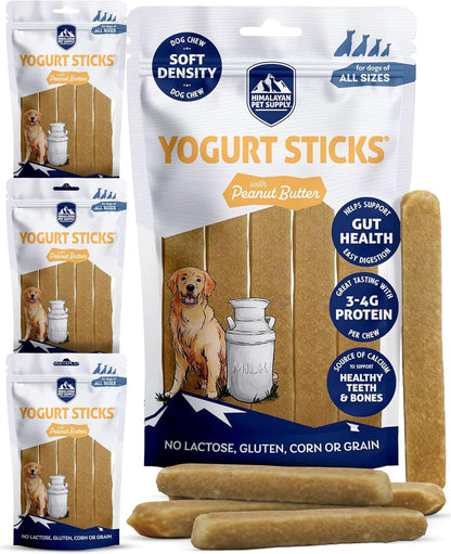 Himalayan Dog Chew Yogurt Sticks, Plain Flavored, Dog Treats With Prebiotics, Probiotics & Protein, Digestive Support, Lactose & Gluten Free, Natural Dog Treat for All Breeds, Made in America, 5 Count - Image 13