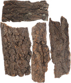 SEWACC 4pcs Natural Cork Bark Bits Reptile Bark Bedding Flat Cork Bedding Terrariums Substrate for Snake Spiders Bearded Dragons Frogs Tank Supplies - Image 9