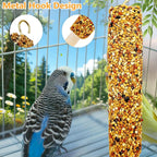 Back view of Acsist parakeet treat sticks packaging