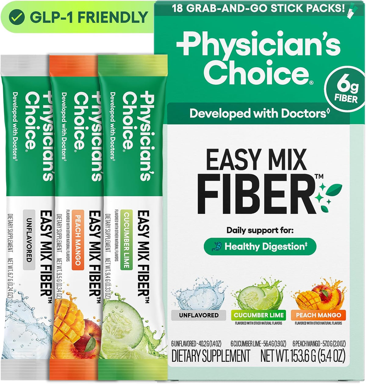 Physician's CHOICE Fiber Gummies for GLP-1 Support - No Sugar Added & Vegan - Raspberry Lemon - Natural Chicory Root Prebiotic Fiber Gummy - Digestive Health & Regularity for Women & Men - 60CT - Image 15