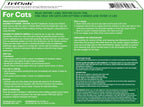 TriOak cat flea treatment 6 month supply box back view
