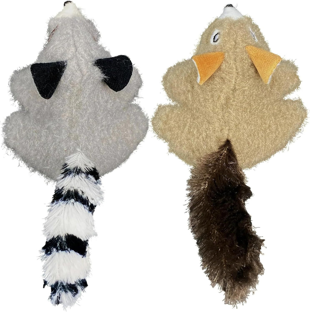 USA sourced premium soft cat toys lemur and squirrel set