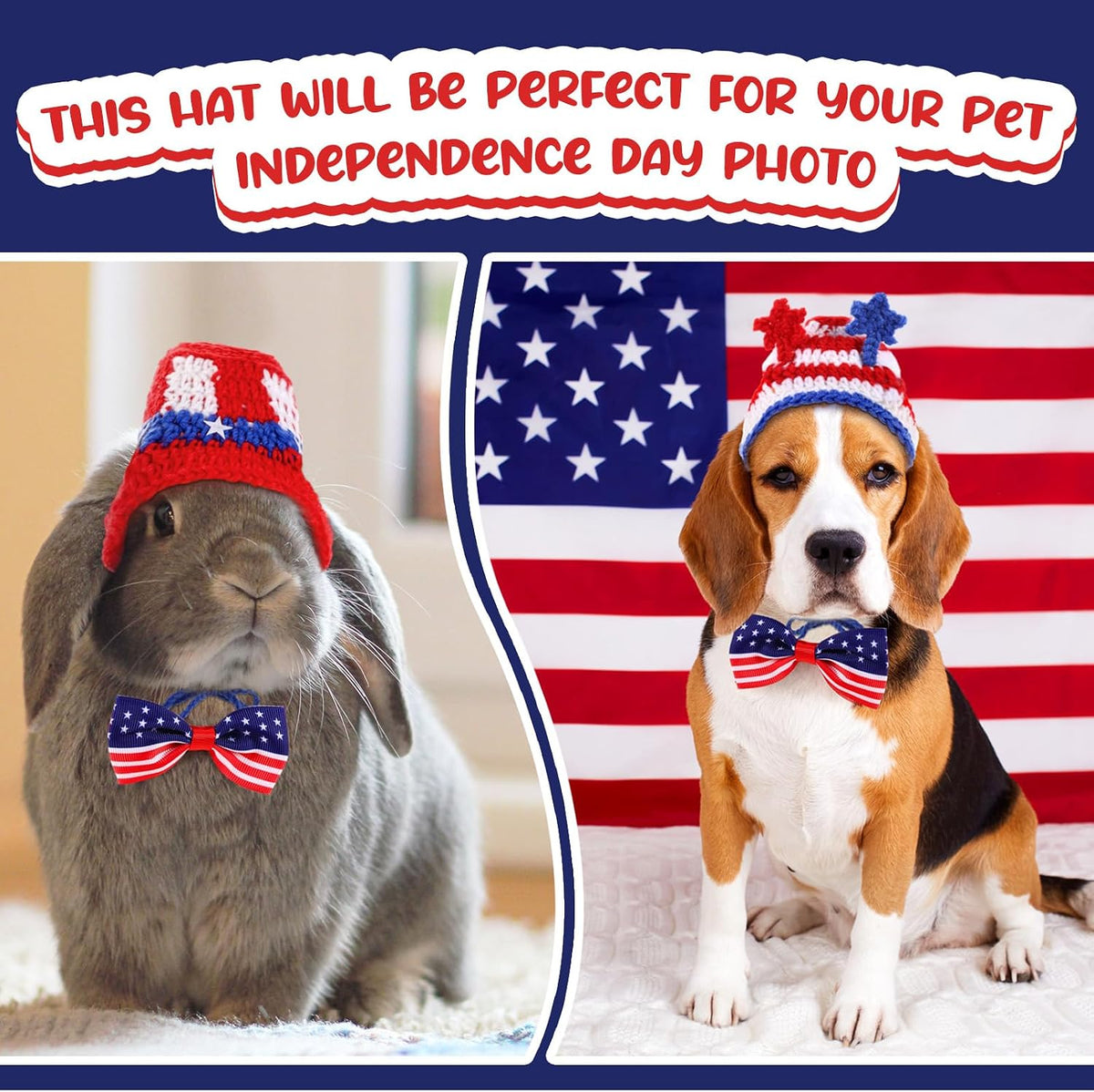 Adjustable elastic cord feature on Ganeen pet top hat