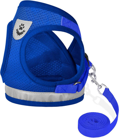 Cat Harnesses and Puppy Harness with Leashes Set, Escape Proof Cat Harness, Adjustable Reflective Soft Mesh Vest Fit Puppy Kitten Rabbit Ferrets's Outdoor Harness - Image 15