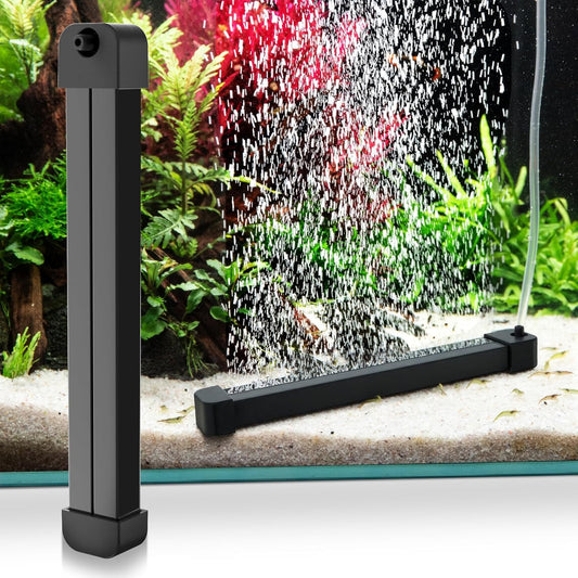 Hygger weighted nano mist bubble wall bar front view aquarium aerator