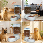 Kenond gravity dog feeder speckled blue non slip base close up view