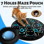 Orsda cat toy smart rolling ball and 7 hole mat
