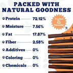 Premium single ingredient beef collagen sticks 50 Count bulk package.
