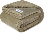 PetAmi Waterproof Dog Blanket for Couch, Extra Large 80x60, Pee Proof Sherpa Fleece Reversible Pet Throw, Furniture Protector for Bed Sofa Crate Kennel, Soft Washable Cover for Dog Cat, Grey Sherpa - Image 10