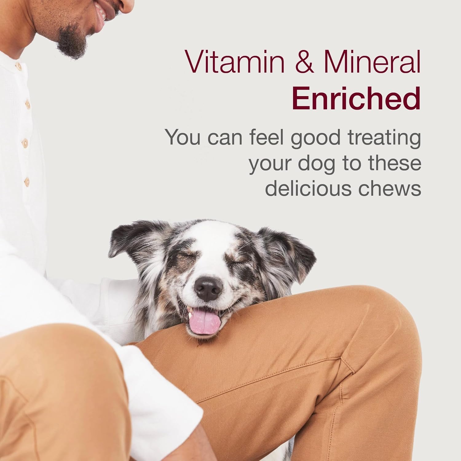 SmartBones dog treats nutritional label and ingredient information