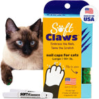 Soft Claws Cat Nail Caps for Medium Cats - (40 Caps, Clear) - Made in USA - Veterinarian-Developed | Protects Furniture & Skin - Easy to Apply, Long-Lasting Anti-Scratch Soft Cat Claw Covers - Image 13