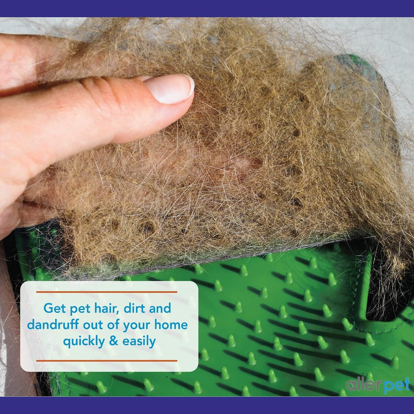 Close up view of the non toxic pet dander solution for dogs and cats