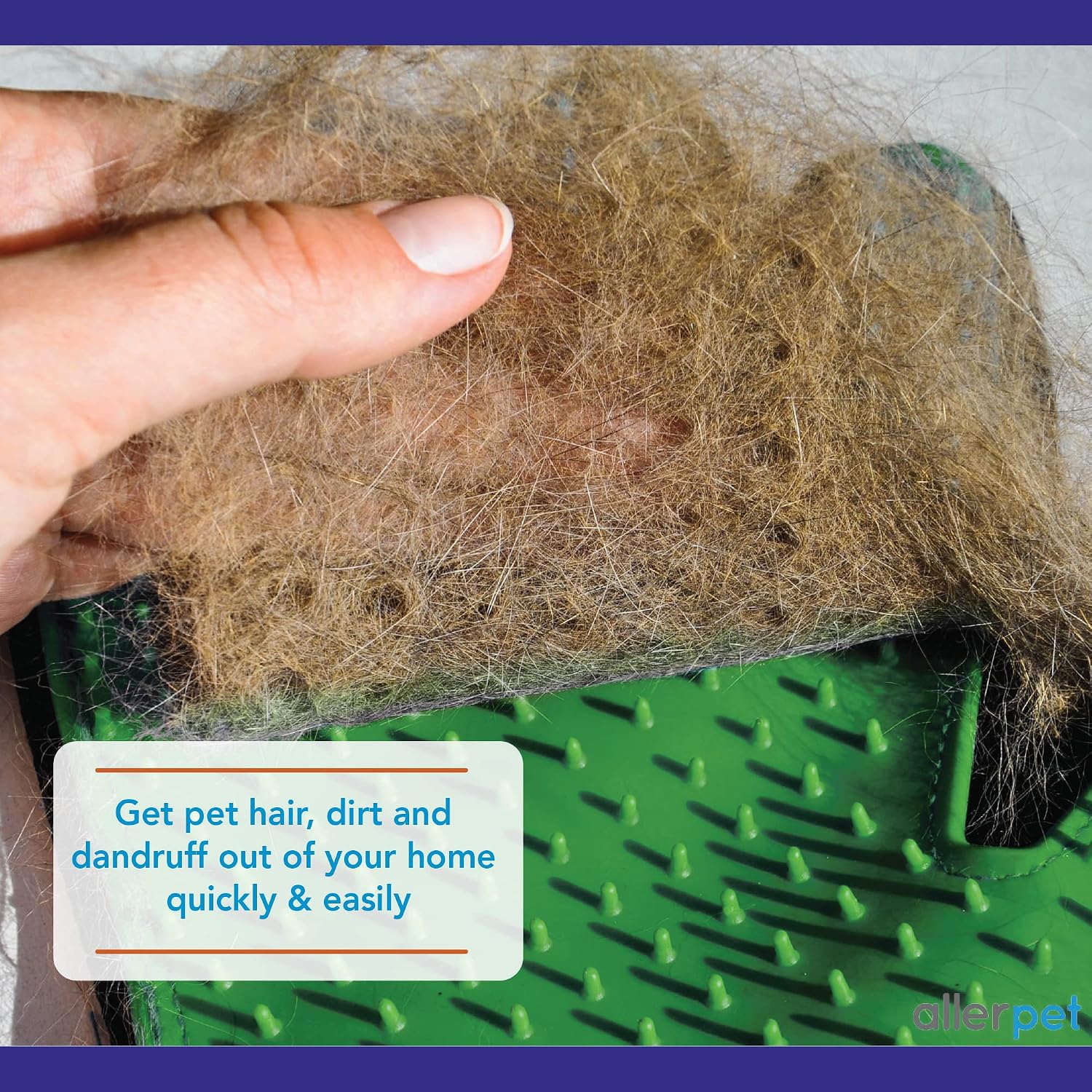 Close up view of the non toxic pet dander solution for dogs and cats