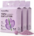 FUKUMARU Tofu Cat Litter, 12lb - Lavender Scent, Firm Clumping, Natural Odor Control, Low Dust, Flushable Plant-Based Pellets for Cats, 6lb x 2 Bags - Image 12