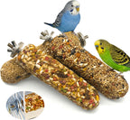 2PCS Parakeet Treat,Natural Parrots Treat Sticks,Vegetable & Grain Flavor Crunch Sticks,Bird Treats for Cockatiel Budgies Lovebirds Canary Conure Finches - Image 13