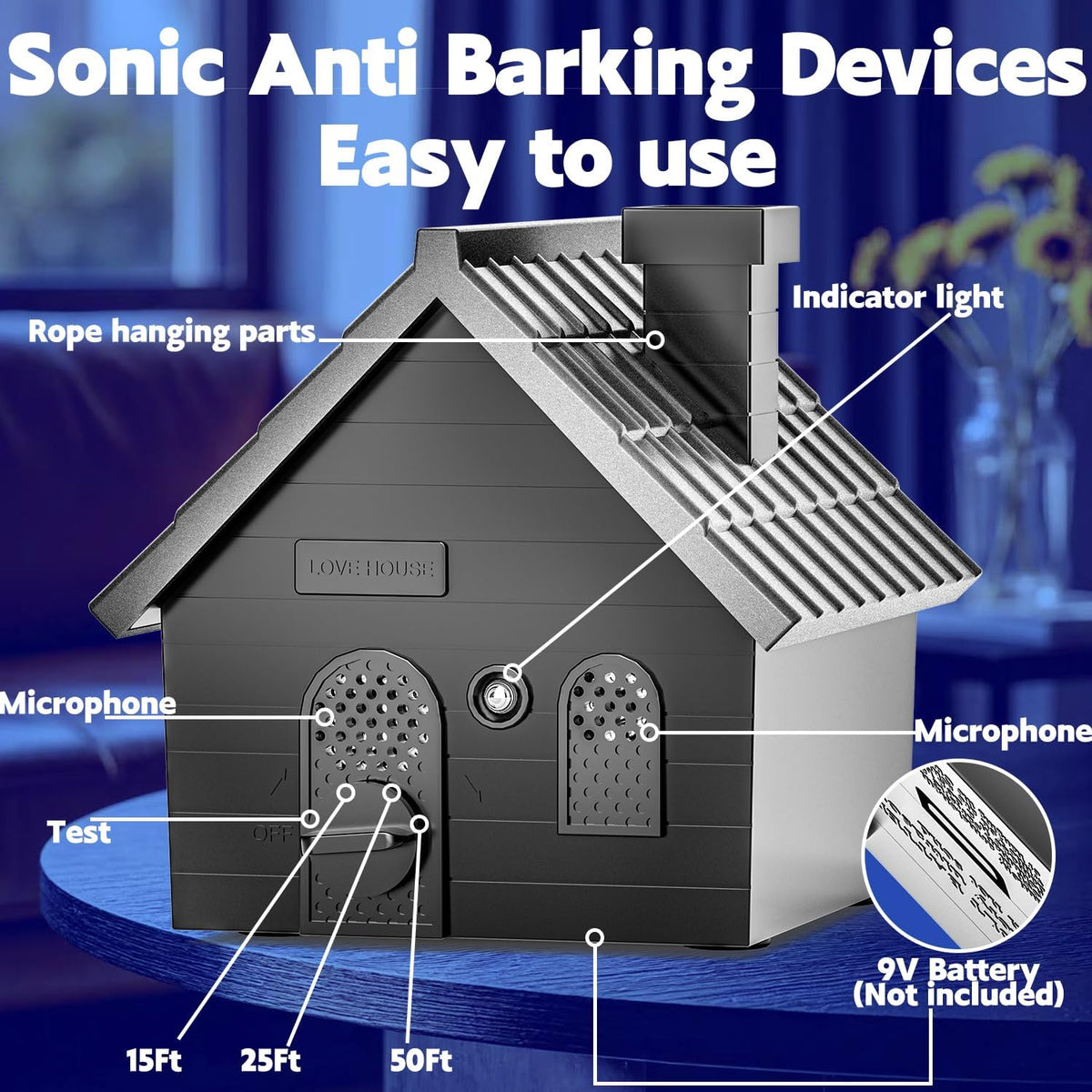 AODA dog barking silencer lifestyle usage display